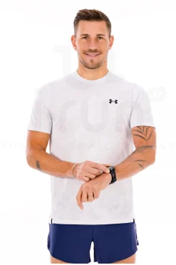 Homme Under Armour Manches Courtes^UA Tech Vent Jacquard