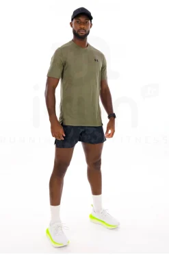 Homme Under Armour Manches Courtes^UA Tech Vent Jacquard