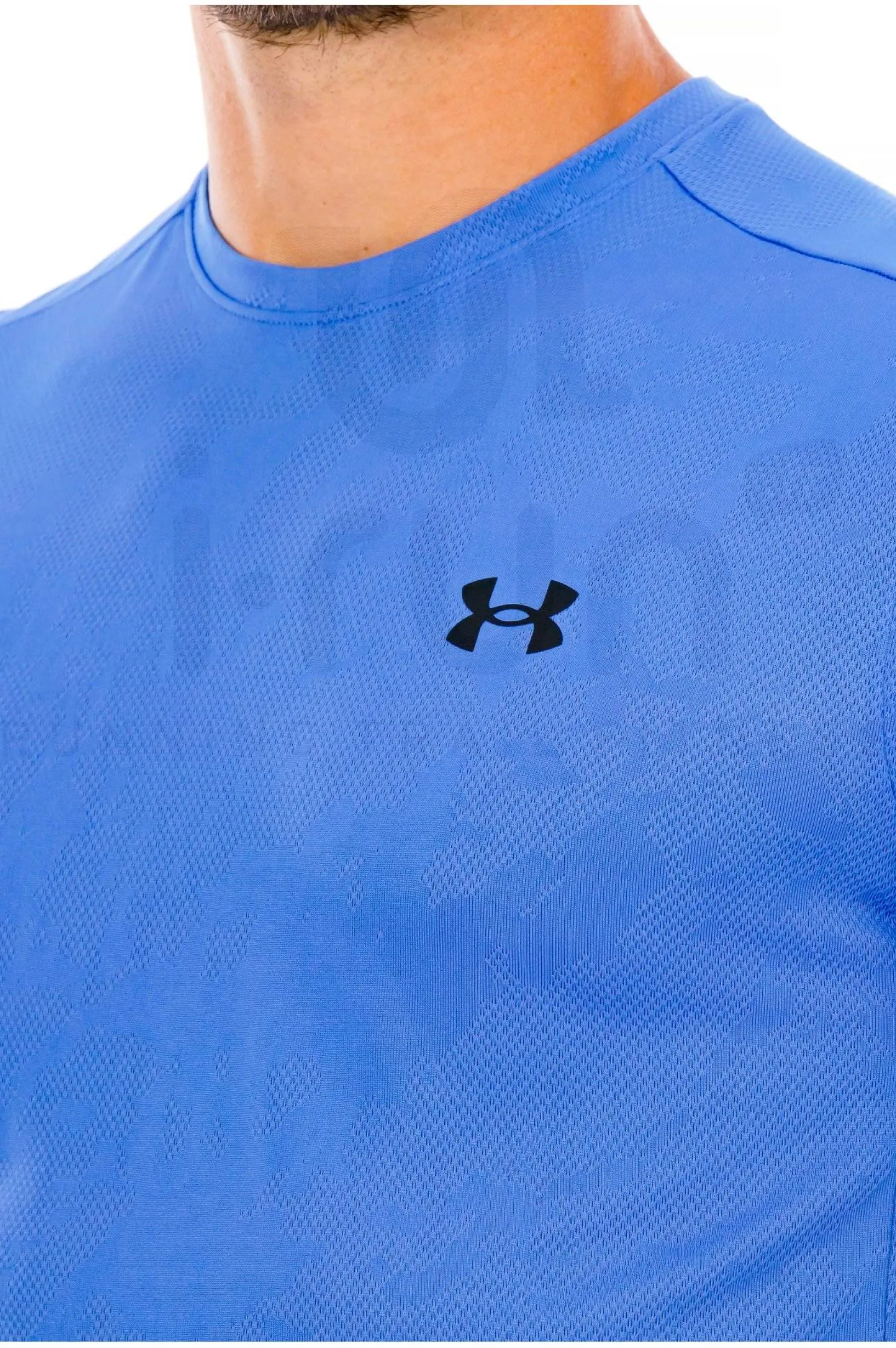 Homme Under Armour Manches Courtes^UA Tech Vent Jacquard