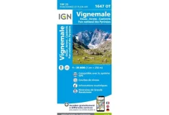 Carte IGN Cartes^Vignemale 1647OT