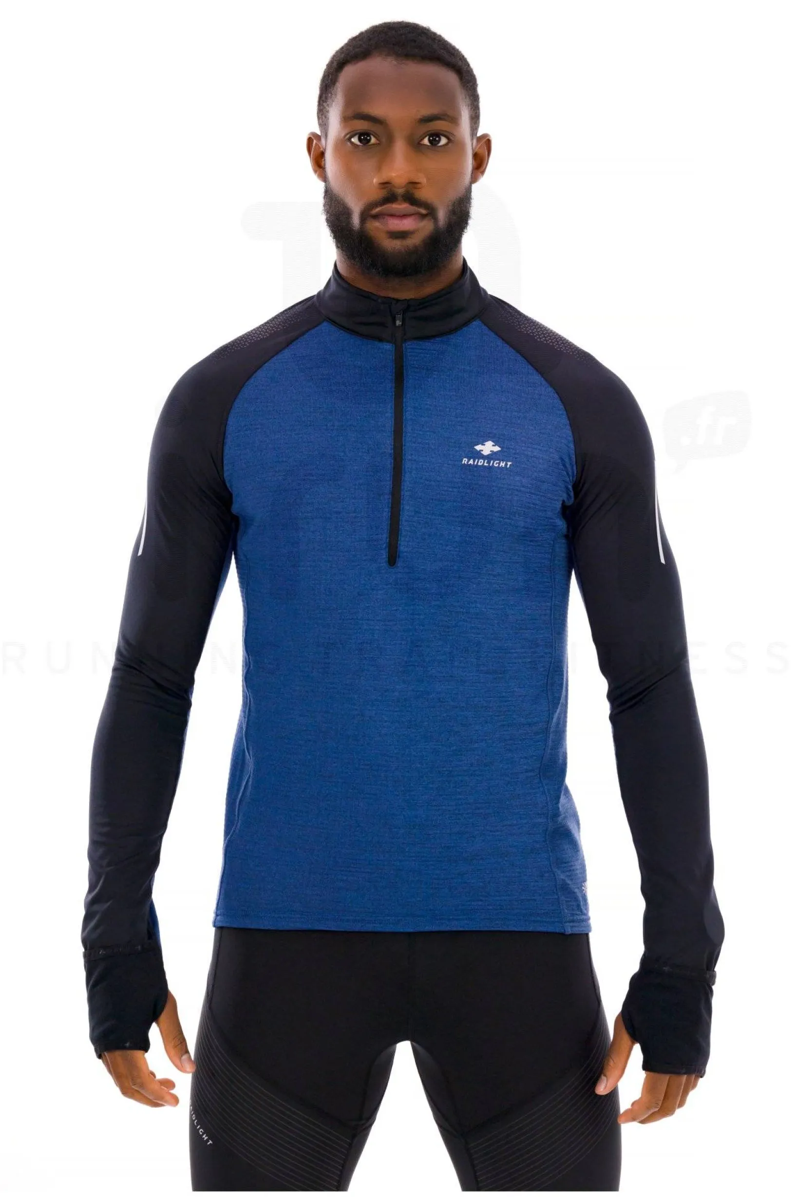 Homme Raidlight Manches Longues^Wintertrail 1/2 Zip