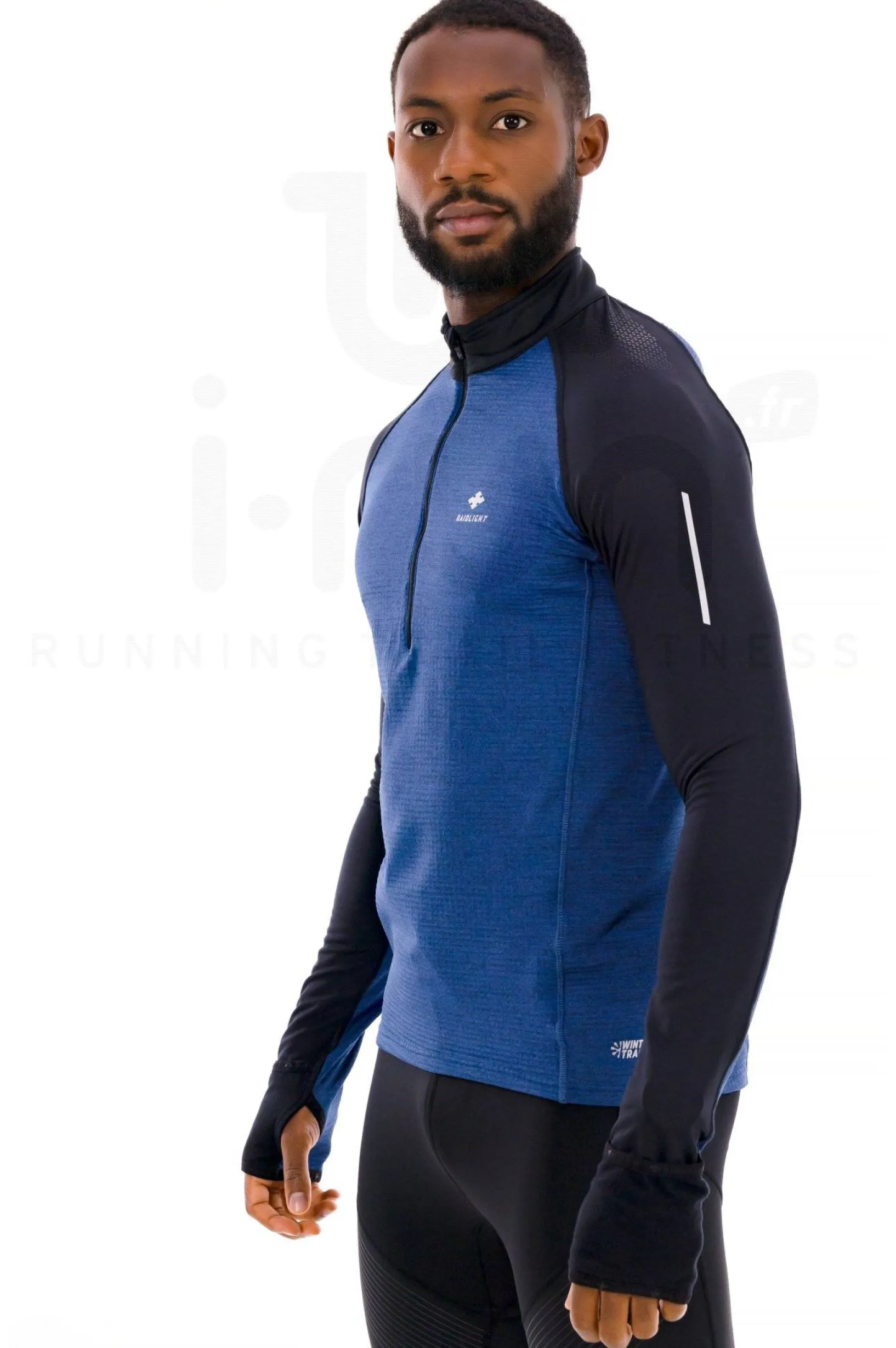 Homme Raidlight Manches Longues^Wintertrail 1/2 Zip