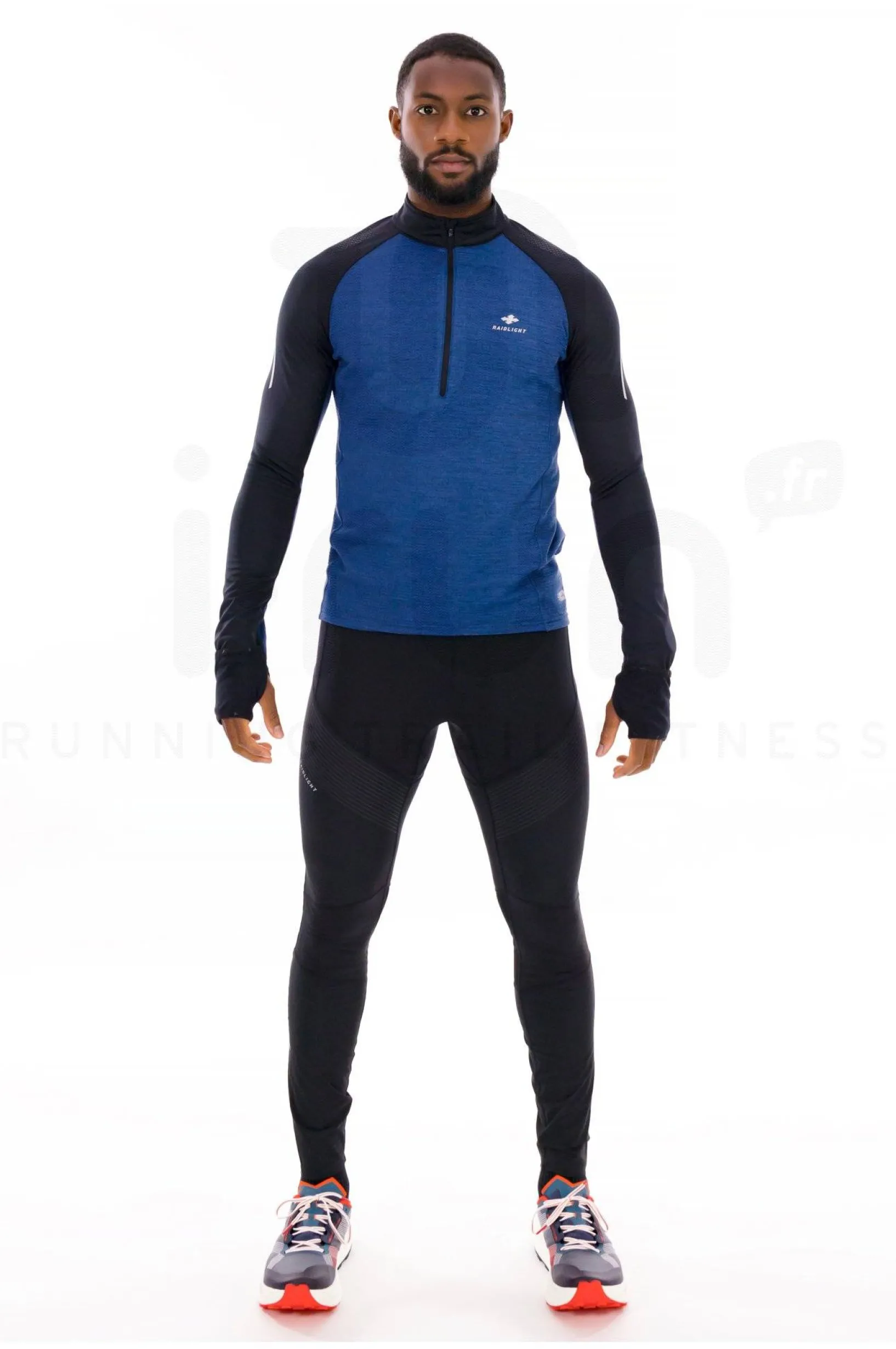 Homme Raidlight Manches Longues^Wintertrail 1/2 Zip
