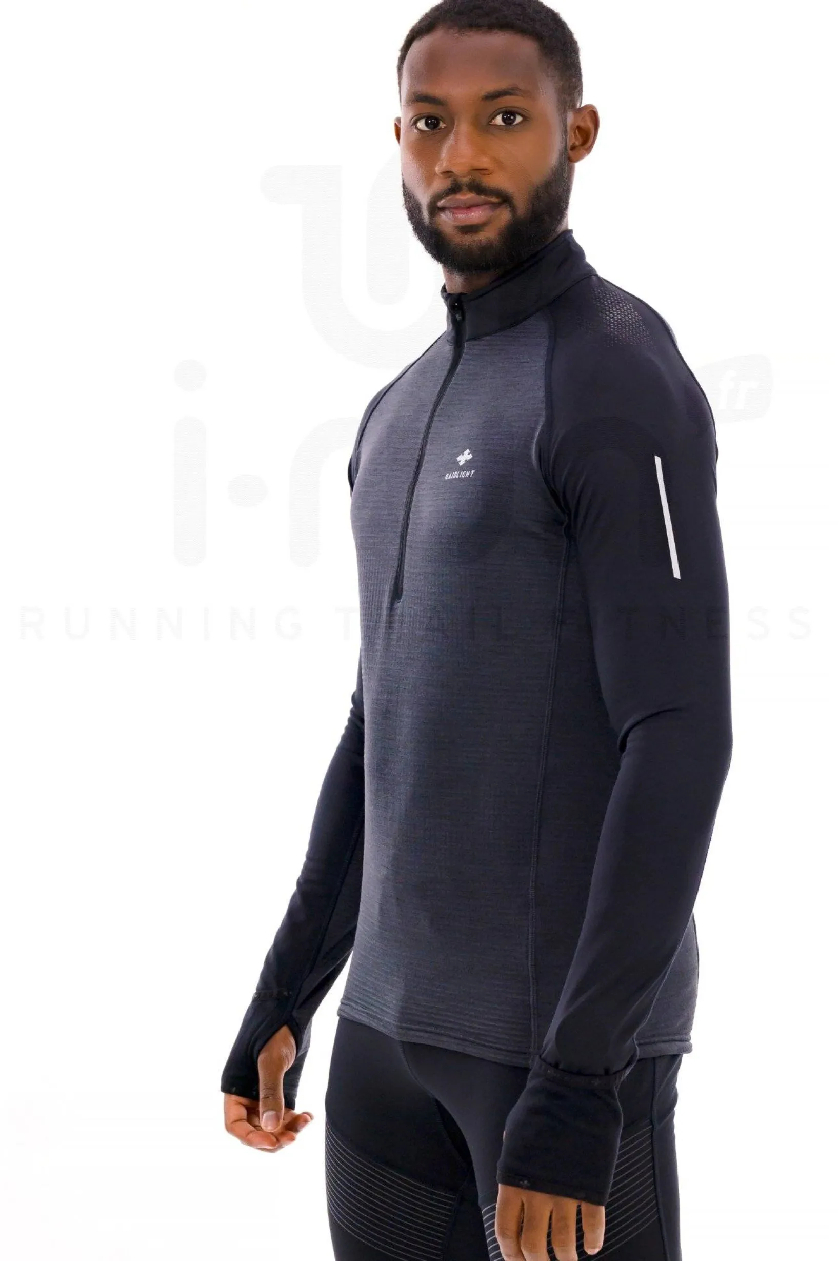 Homme Raidlight Manches Longues^Wintertrail 1/2 Zip