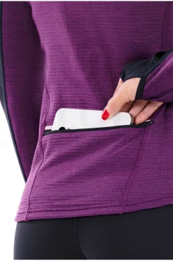 Femme Raidlight Manches Longues^Wintertrail 1/2 Zip femme