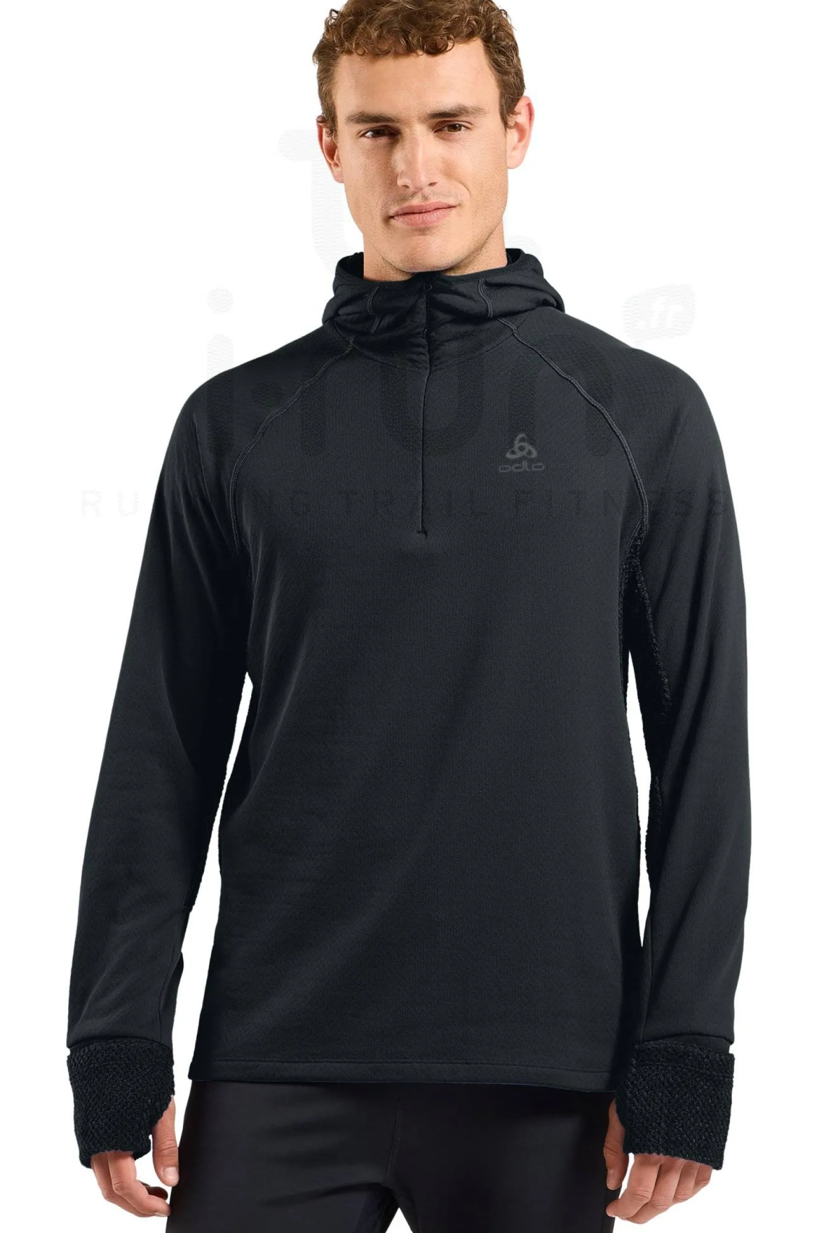 Homme Odlo Manches Longues^X-Alp 1/2 Zip