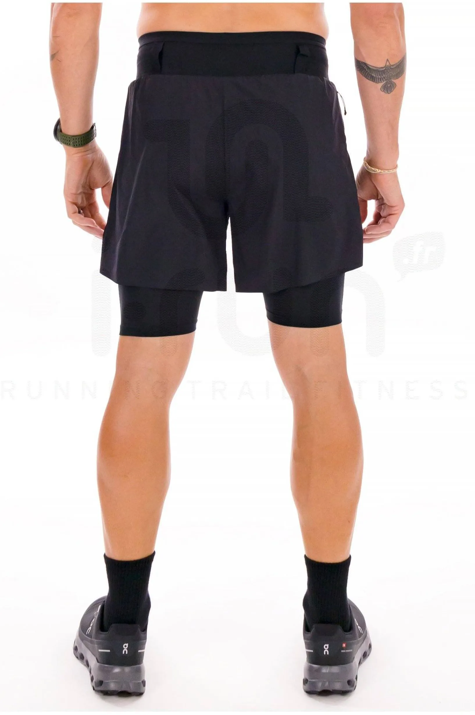 Homme Odlo Shorts / Cuissards^X-Alp Trail 2 en 1 2.0 - 6 INCH