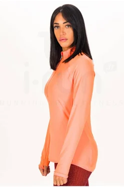 Femme Odlo Manches Longues^Zeroweight 1/2 Zip femme