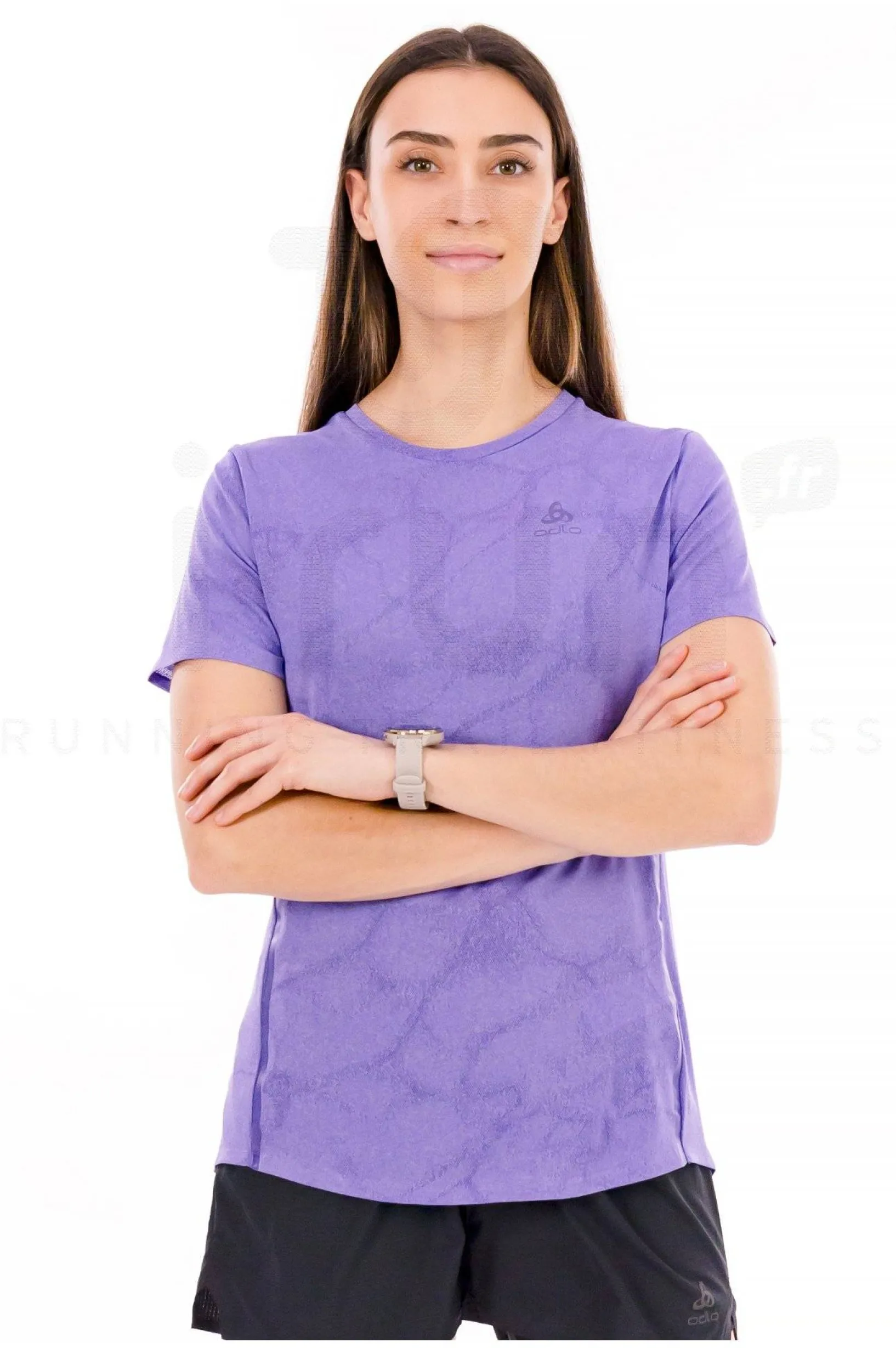 Femme Odlo Manches Courtes^Zeroweight Engineered Chill-Tec femme