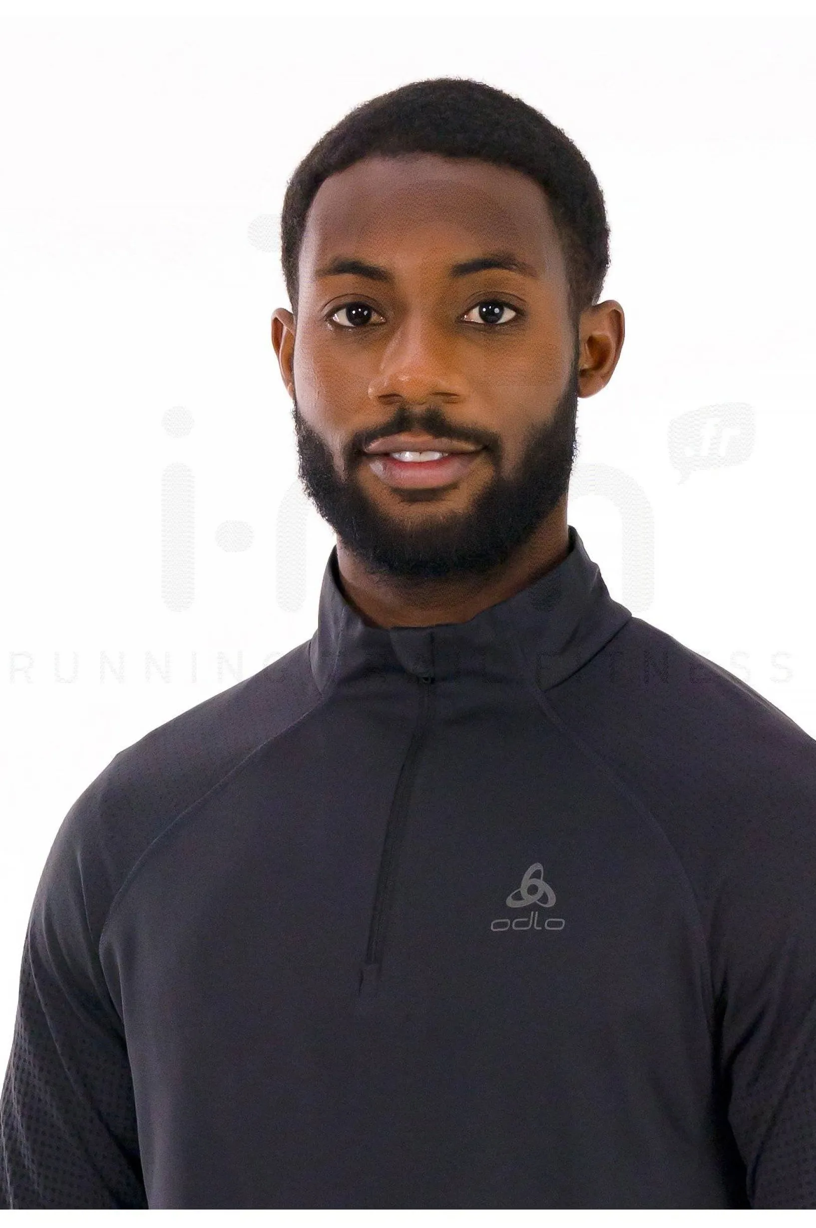 Homme Odlo Manches Longues^Zeroweight Warm 2.0 1/2 Zip