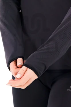 Femme Odlo Manches Longues^Zeroweight Warm 2.0 1/2 Zip femme